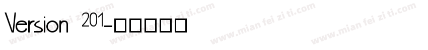 Version 201字体转换